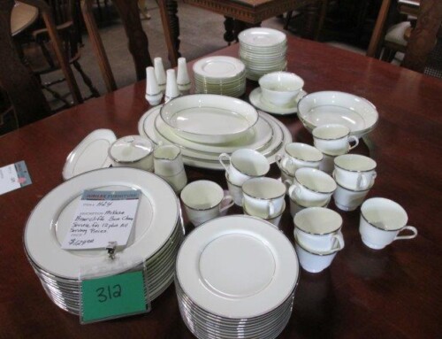 Item #312N – Mikasa Briarcliffe Dishes, Service for 12 – $129