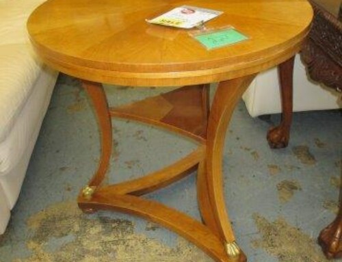 Item #227D – Baker Round Side Table – SALE $96.25