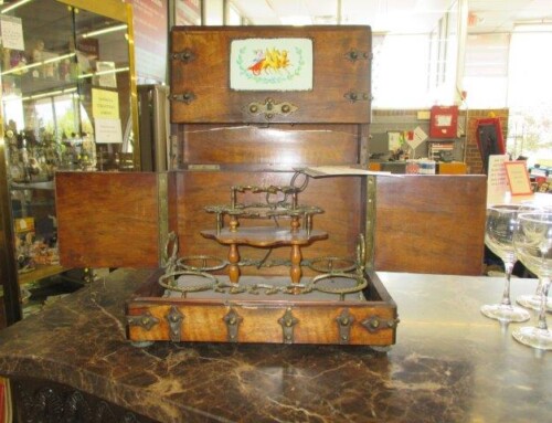 Item #50FRONT – French Antique Napoleon III Mini Bar – $175