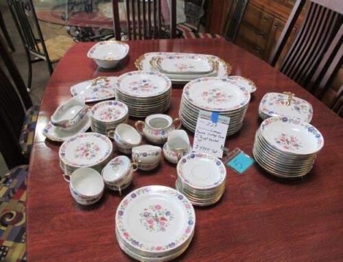 Item #5N – Rare Antique Jean Pouyat Limoges Dishes – $499