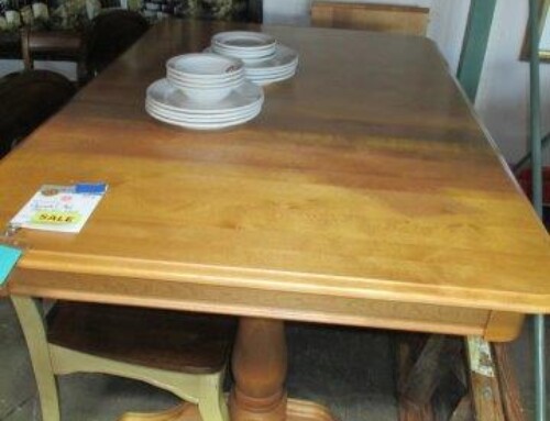 Item #2N – Canadel Pub Table with 1 Leaf – SALE $237