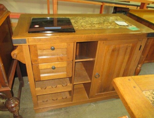 Item #357N – Mission Style Kitchen Island – $175