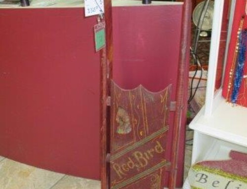 Item #277FRONT – Antique Red Bird Sled – $325