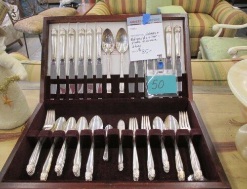 Item #50A – Holmes & Edwards Silverware Set – $85