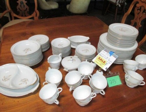 Item #215N – Vintage “Harvest Gold” Dishes by Sango – SALE $79