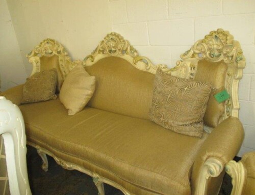 Item #316C – Baroque or Rococo Style Sofa – SALE $540