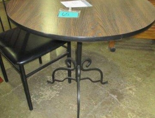 Item #65N – Small Café Table – $35